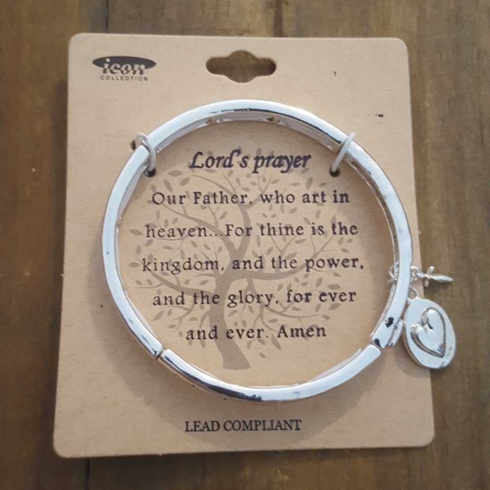 The Lord's Prayer Stretch Bracelet